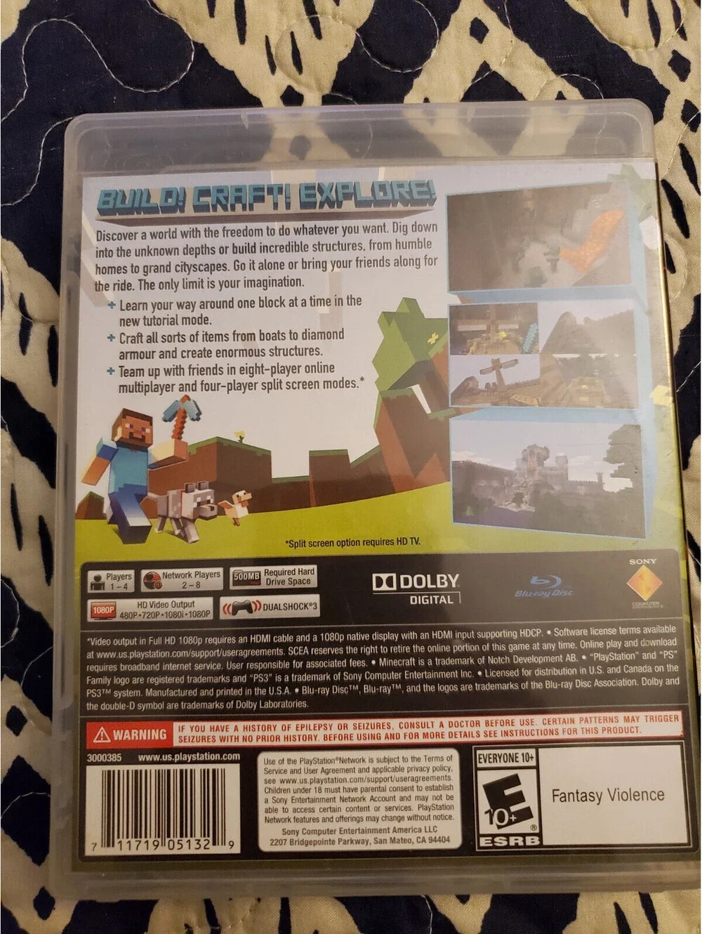 Minecraft - (Sony PlayStation 3, 2014)